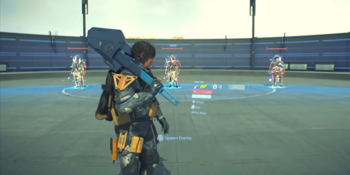 Vũ khí cận chiến Battle Guitar trong Death Stranding 2: On the Beach