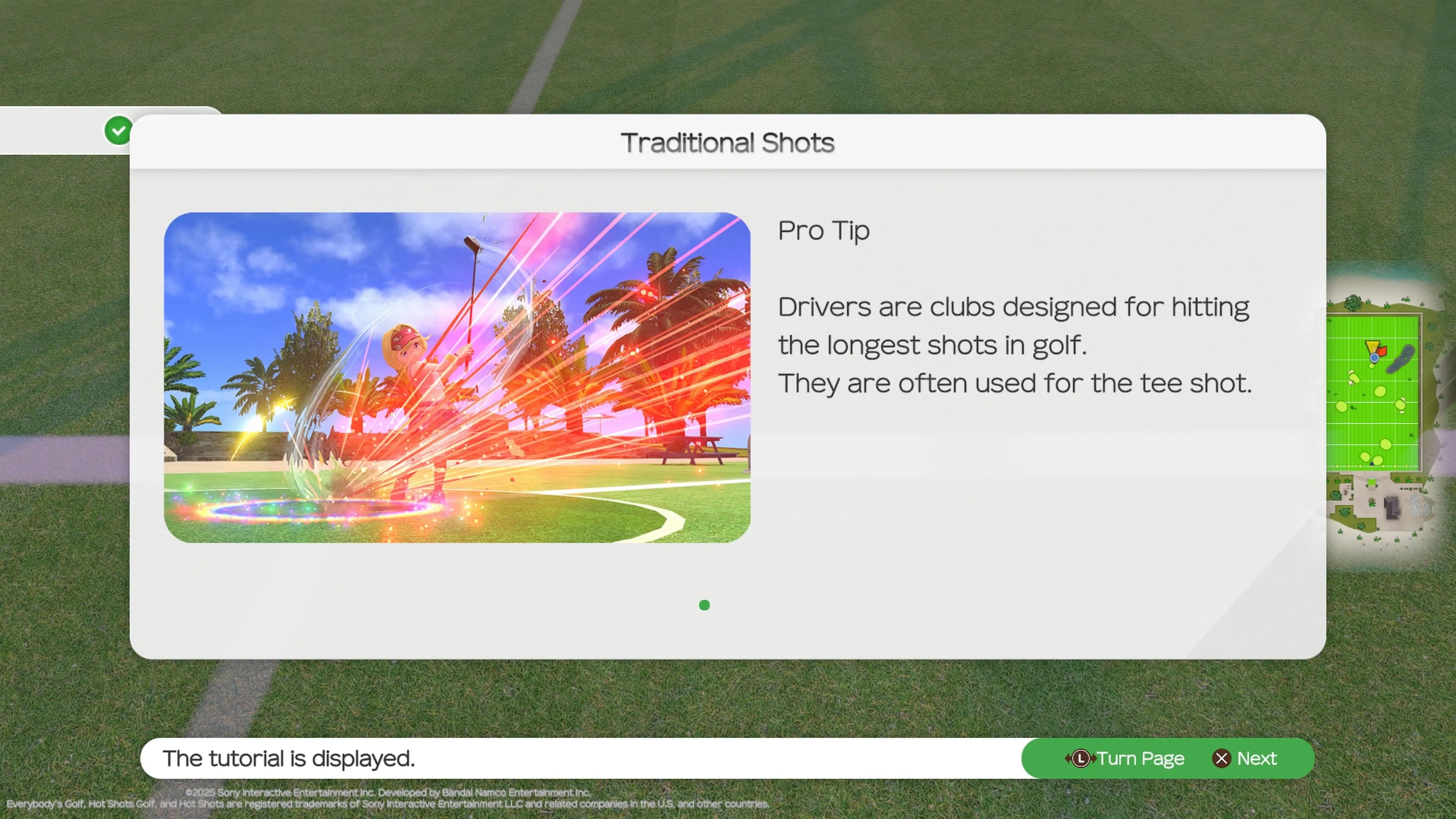Giải thích về độ cao bóng và địa hình trong Everybody's Golf Hot Shots