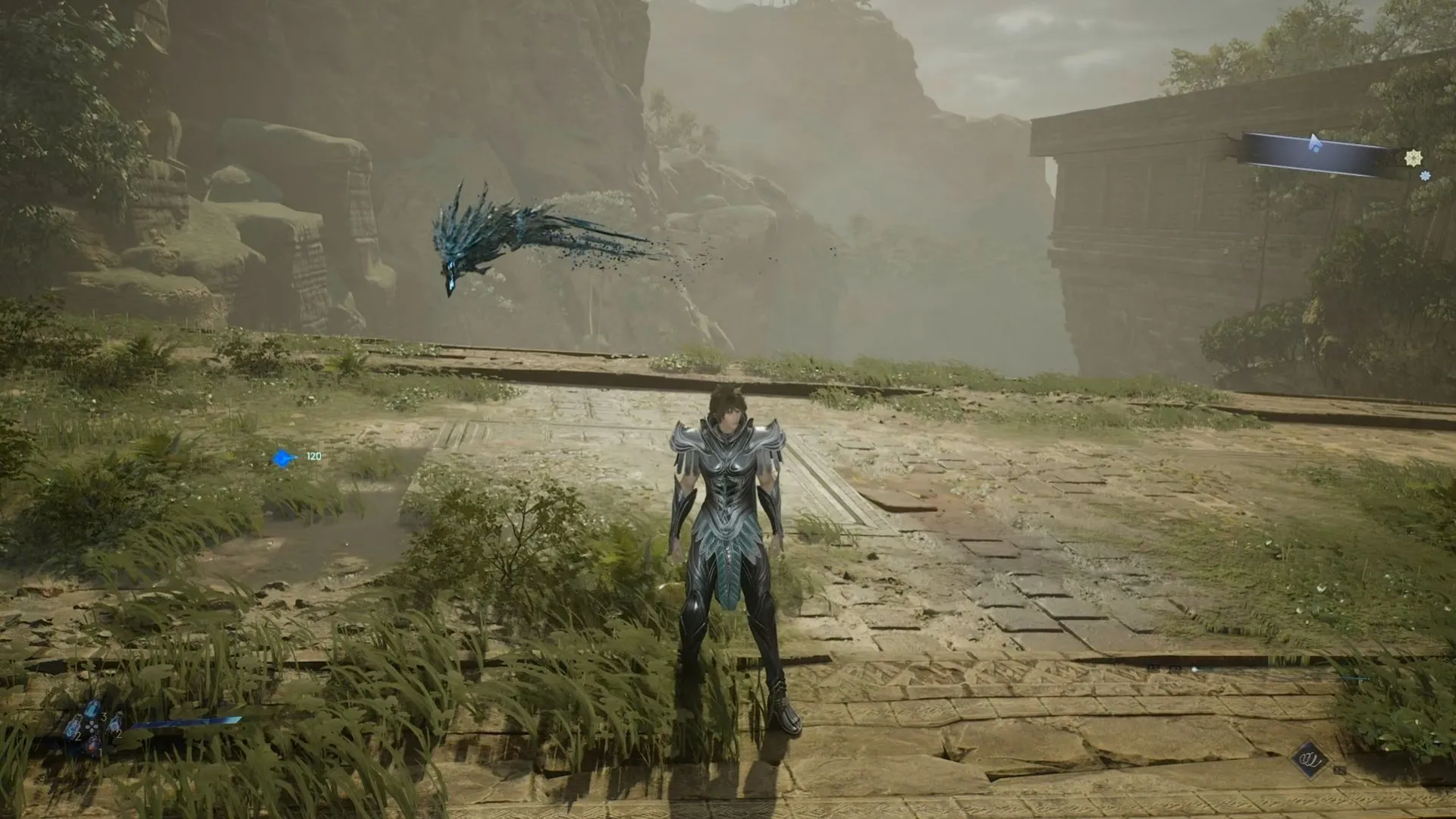 Một cảnh quan tuyệt đẹp trong Lost Soul Aside, thể hiện môi trường game đa dạng