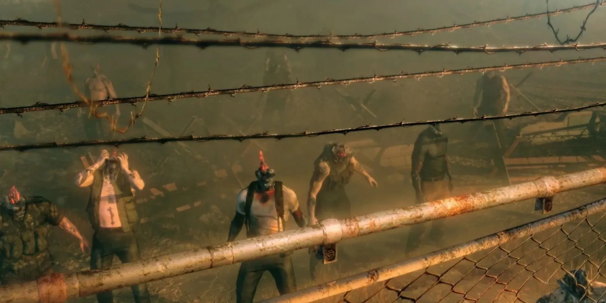 Một đám zombie pha lê từ Metal Gear Survive tấn công người chơi